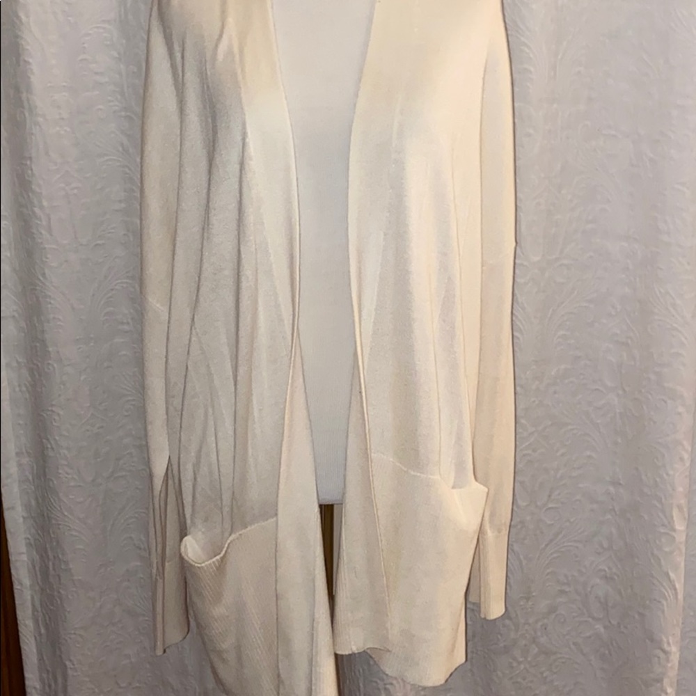 VINCE WHITE CARDIGAN
